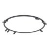 Nowoczesna lampa sufitowa czarny minimalistyczny plafon FOURTY ROUND IX BLACK 11950 Nowodvorski Lighting 